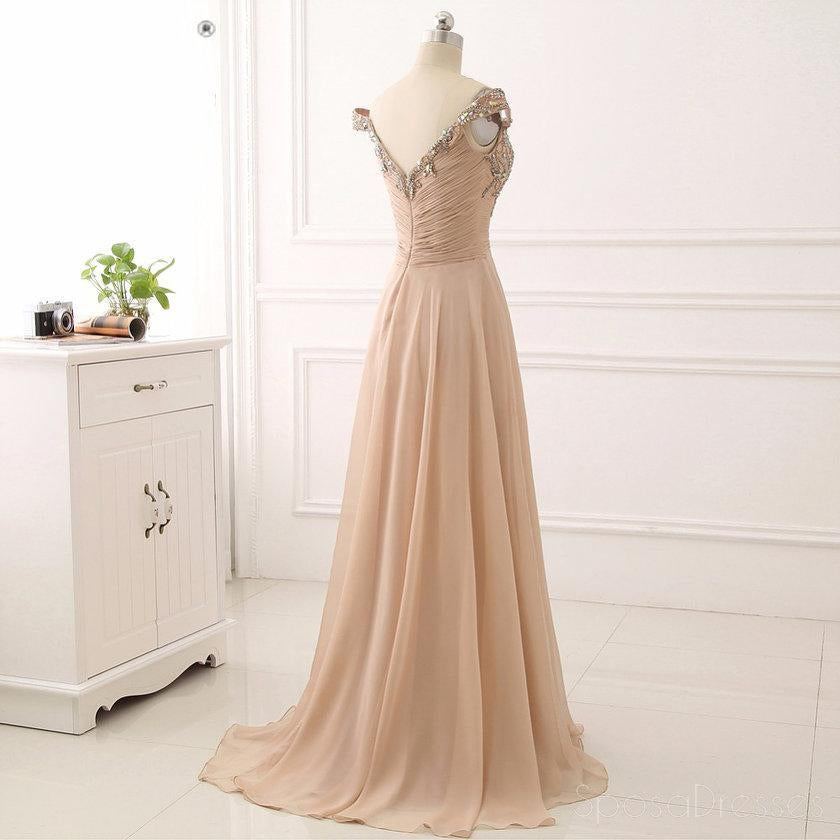 Elegant Off Shoulder Beaded Long Prom Dress for Women - Custom Evening Gown for Formal Events, Weddings & Special Occasions - Style 17426