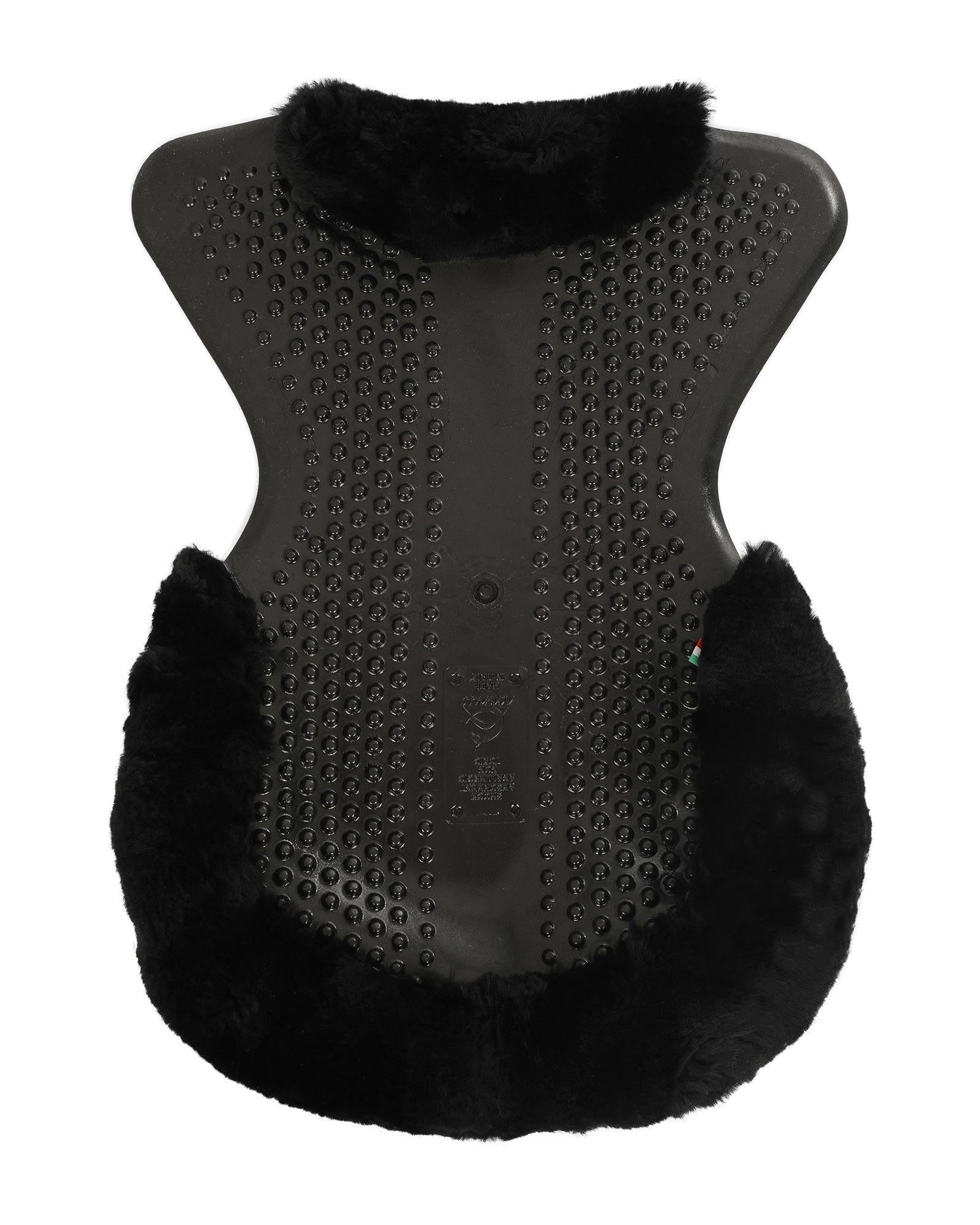 Acavallo Cut Out Sheep Massage Gel Pad - Horse Saddle Pad for Comfort & Pain Relief - Perfect for Riding, Training & Equine Therapy