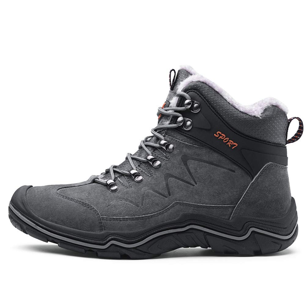 Men's High Top Sneakers Winter Warm Hiking Climbing Shoes - Lace Up Ankle Boots for Outdoor Adventures & Casual Wear