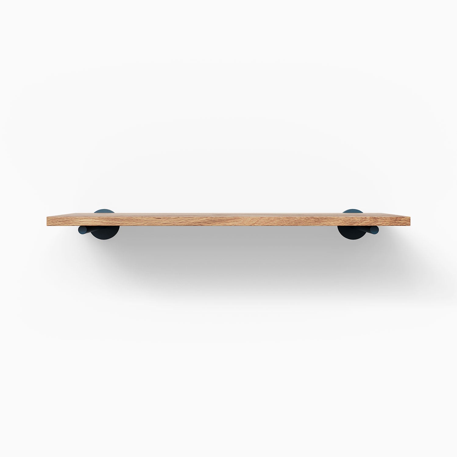 Roderick White Oak Wall Shelf - Rustic Floating Shelf for Living Room, Kitchen, Bathroom - Handcrafted Solid Wood Storage & Display