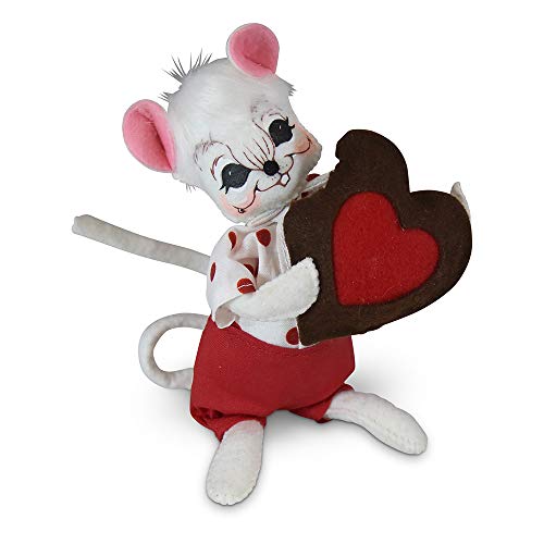 6in Mouse With Chocolate Heart