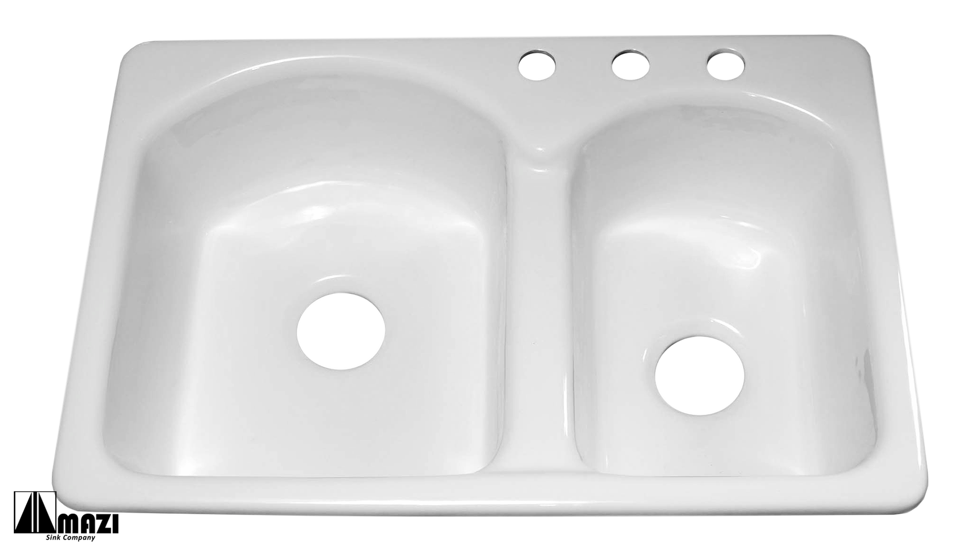 CI9603 Heavy Duty Cast Iron Kitchen Sink - Durable Farmhouse Apron Front Sink for Modern & Rustic Kitchens | Perfect for Food Prep, Dishwashing & Busy Households
