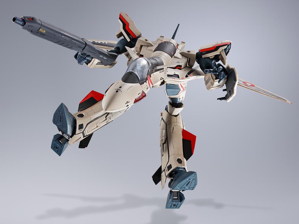 Bandai DX Chogokin Macross Plus YF-19 Isamu Alva Dyson Action Figure - Collectible Anime Robot Toy for Display & Play | Perfect for Fans & Model Enthusiasts