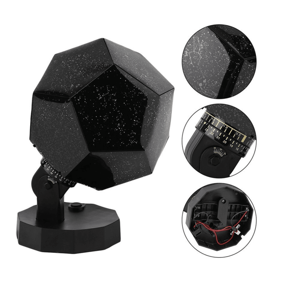 Starry Sky Night Light Projector - Galaxy Star Projector for Kids & Adults, 360° Rotating LED Nebula Lamp for Bedroom, Nursery, Party Decor & Relaxation