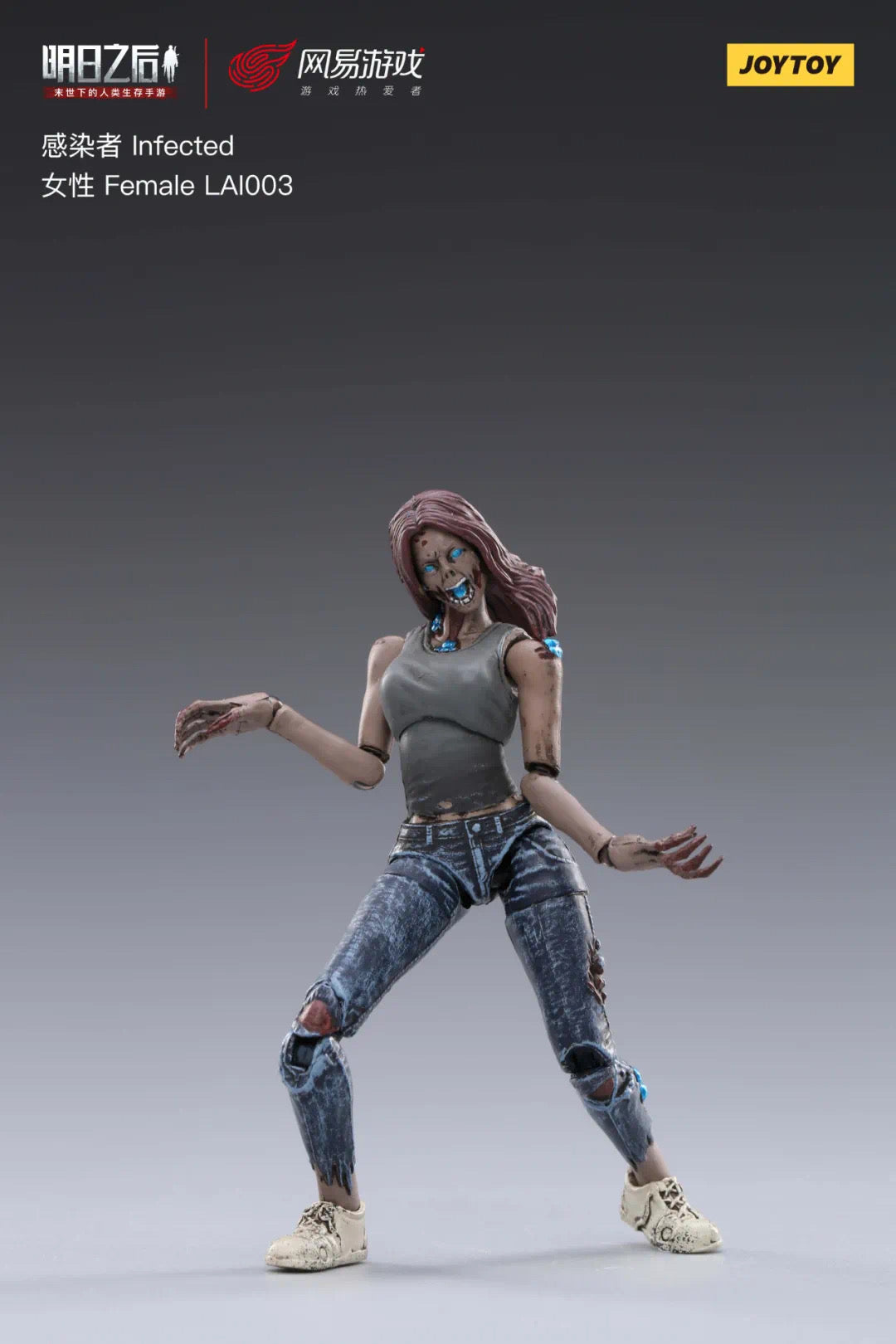 1/18 JOYTOY 3.75 Inch Zombie Action Figure Set (5PCS) - Life After Infected Person Series - Perfect for Horror Collectors, Diorama Displays & Tabletop Gaming Scenes