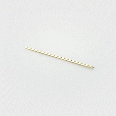 Luxury Gold Plated Stainless Steel Drinking Straws - 7.5 Inch Reusable Metal Straws (2-Pack) - Perfect for Cocktails, Smoothies, Iced Coffee & Eco-Friendly Home Use
