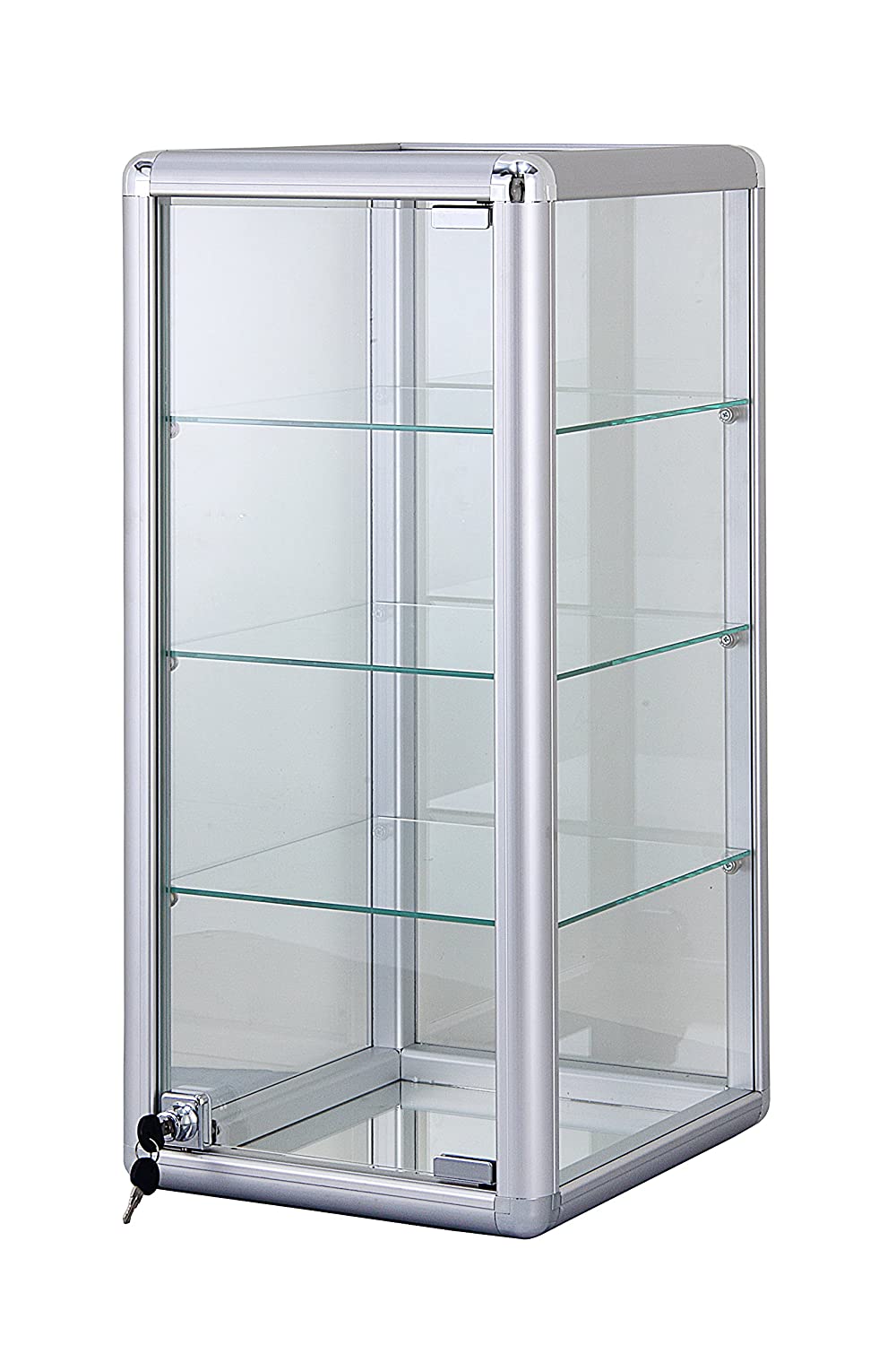 Premium Glass Countertop Display Case - Modern Showcase for Jewelry, Watches & Collectibles - Perfect for Retail Stores, Boutiques & Home Decor