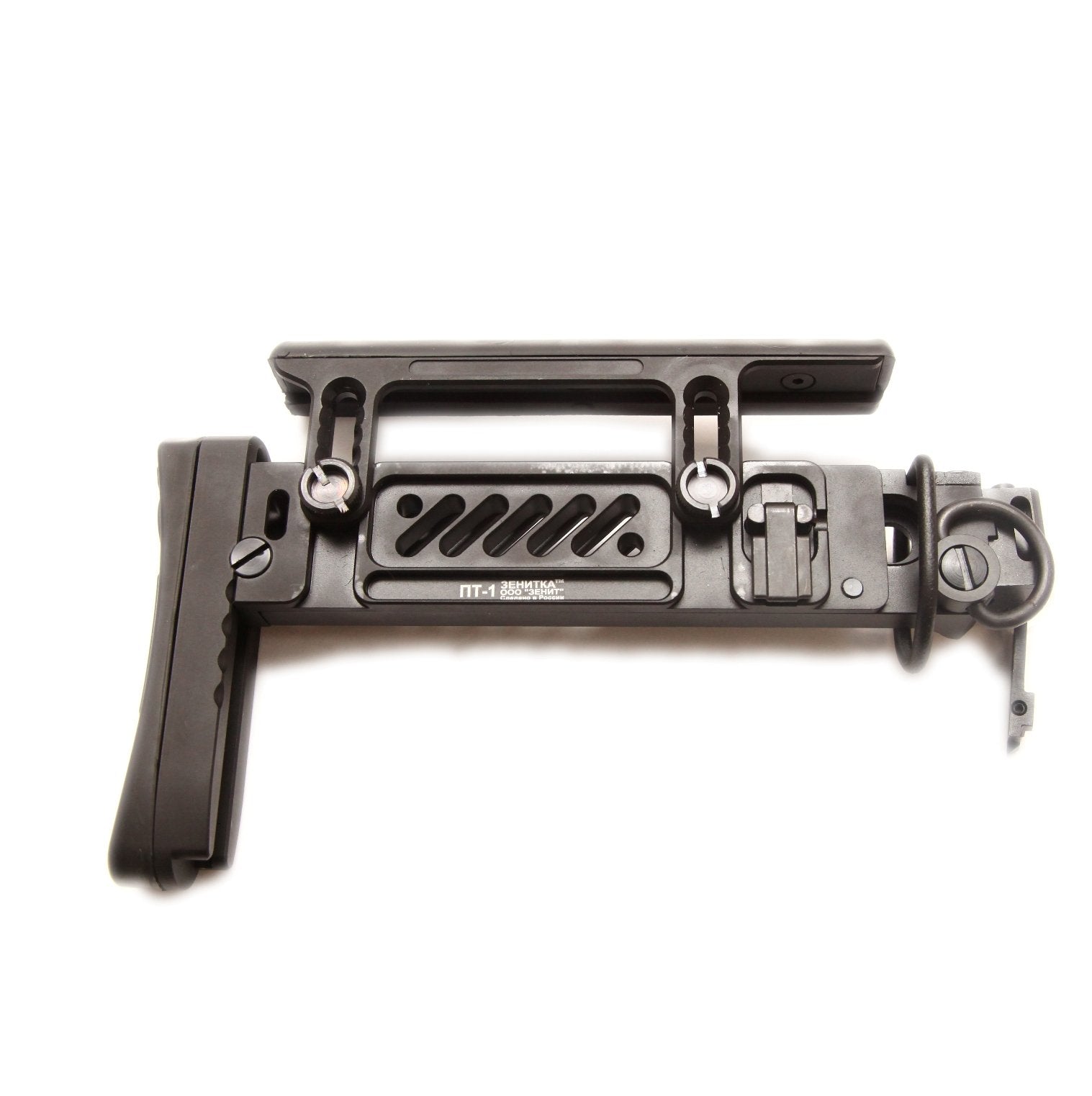 ZenitCo PT-1 Adjustable Rifle Stock - Lightweight & Durable for AK & AR Platforms - Perfect for Tactical Shooting & Hunting