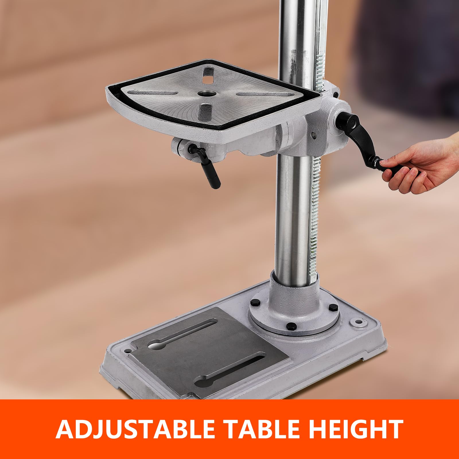 **GARVEE 15 Inch Floor Drill Press - 7.5 Amp 120V Heavy Duty Bench Drill Machine with Safety Guard for Woodworking & Metalworking Projects**