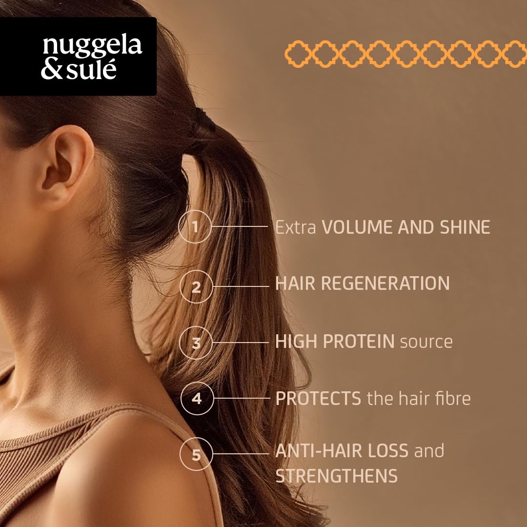 Nuggela & Sulé Sensitive Scalp Shampoo with Red Onion Extract & Bio-Ceramides - Epigenetic Formula for Hydration, Scaling Prevention & Hair Strengthening (250ml) - Ideal for Dry, Irritated Scalp & Daily Hair Care