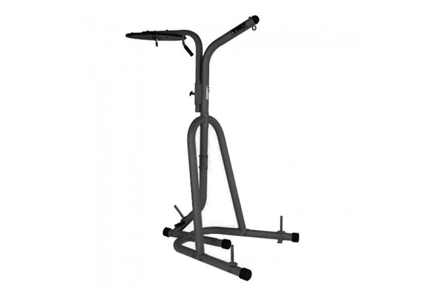 Fight Monkey Deluxe Heavy Bag Stand with Speedbag Platform 522DBS - Professional Boxing Equipment for Home Gym & MMA Training