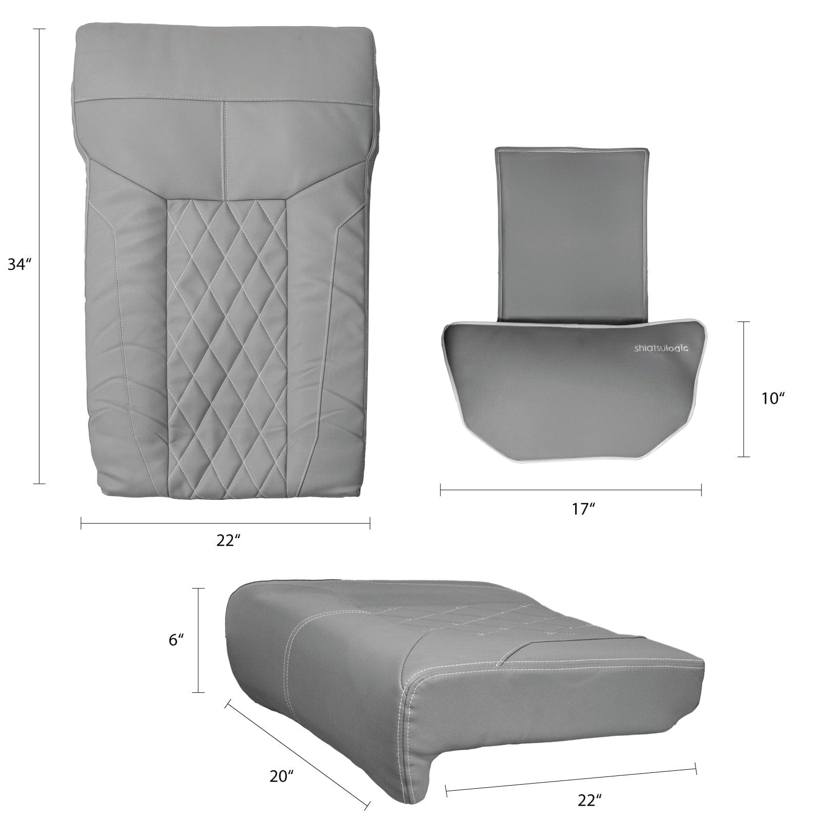 ShiatsuLogic FX Professional Pedicure Spa Chair with Massage - Fedora II Model for Salon & Home Use - Perfect for Nail Salons, Spas & Relaxation