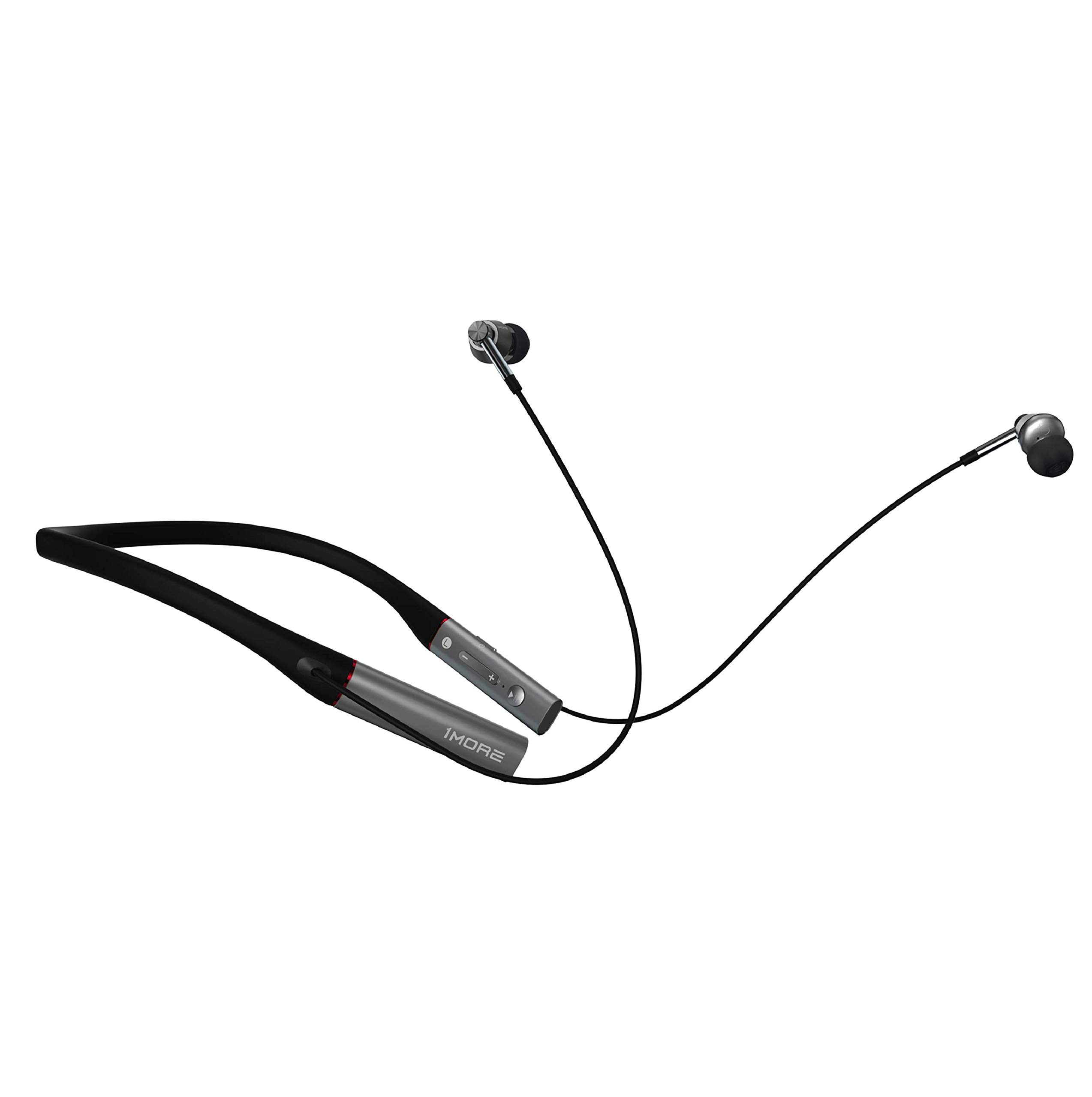 1MORE Triple Driver Bluetooth Neckband Earphones - Hi-Res LDAC Wireless Sound, Fast Charging, 7-Hour Playtime, Noise Isolation | Wireless Earbuds for Running, Gym, Commuting & Travel