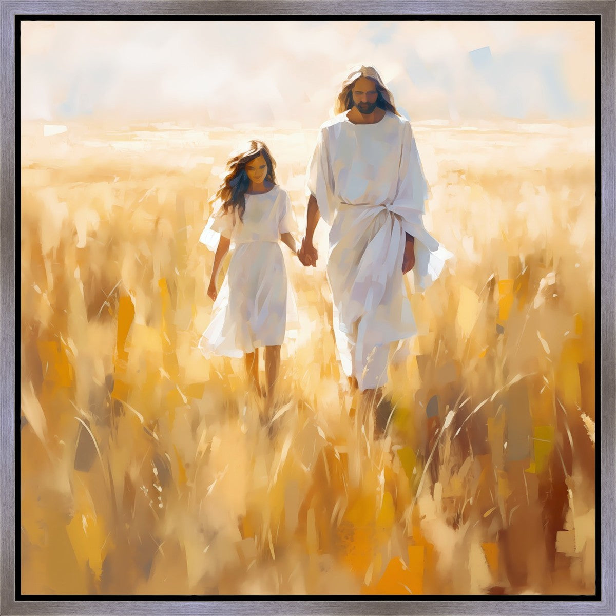 Come Follow Me Gallery Wrap - Premium Canvas Wall Art for Home & Office Decor - Perfect for Living Room, Bedroom, and Church Inspirational Decor