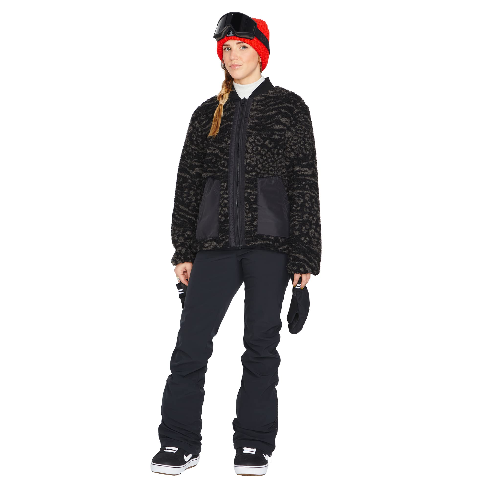 Volcom Women's Battle Stretch Snow Pants - Waterproof Insulated Ski Pants for Snowboarding & Winter Sports