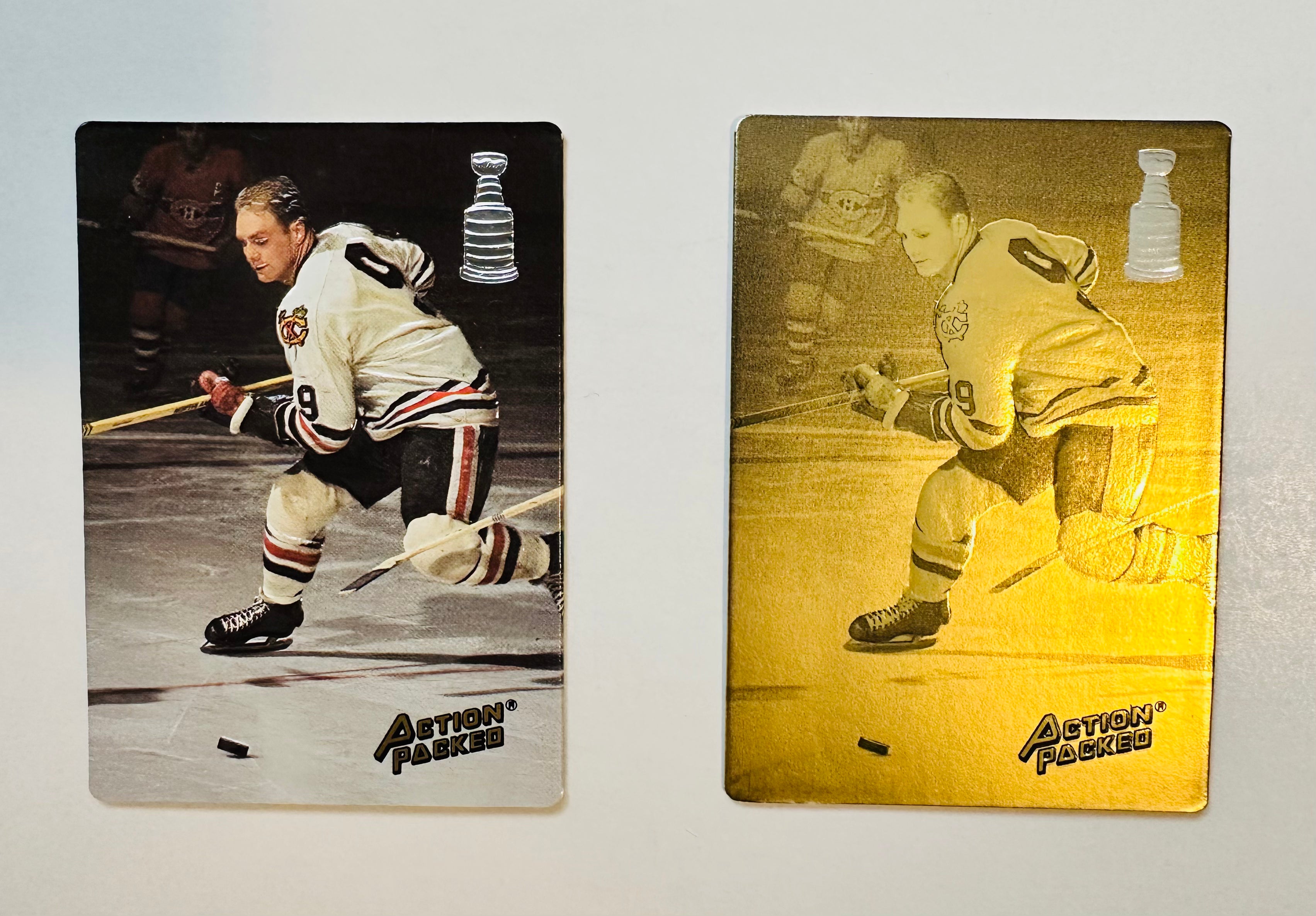 1993 Bobby Hull Rare Promo Hockey Card - Action Packed Collectible - Perfect for Sports Memorabilia Fans & NHL Collectors