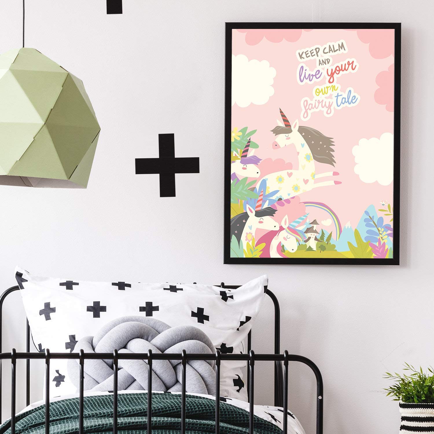 Kids Motivational Quote Art Poster - Inspirational Nursery & Classroom Wall Decor - Printable Bedroom Sign for Children | Perfect for Home, School & Playroom Decorations