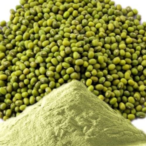 Organic Green Gram Powder (Moong Dal Powder) - 50g | Food Grade for Glowing Skin & Face | Natural Skin Care & Hair Mask Ingredient | Perfect for DIY Beauty Treatments & Ayurvedic Recipes