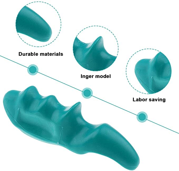 Angzhili Thumb Saver Massager - Deep Tissue & Trigger Point Therapy Tool for Hand Pain Relief (Green) | Perfect for Therapists, Office Workers & Athletes