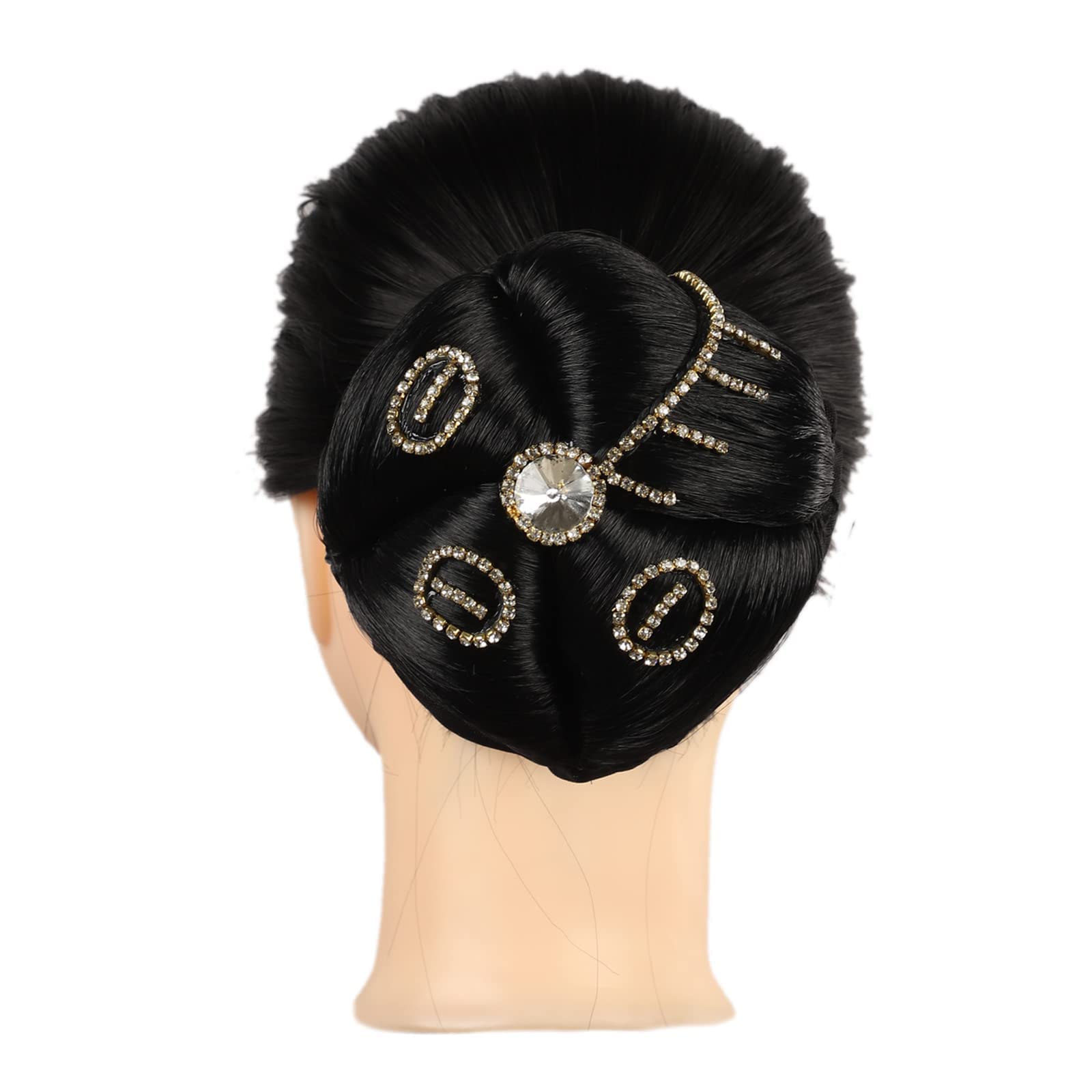 Neaama Hair Bun for Women - Black Stone Juda Hair Accessory for Styling & Parties