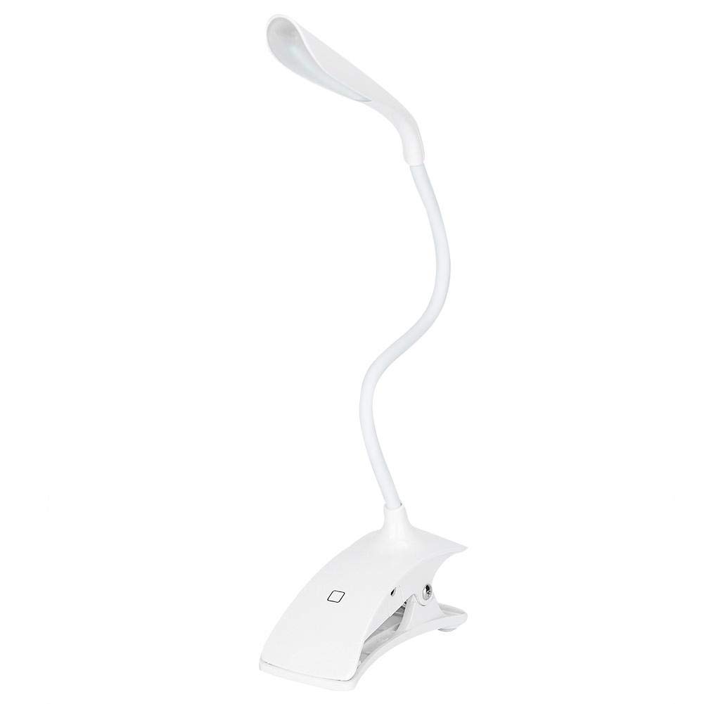 Clip On LED Desk Lamp - Dimmable Eye Protection Study Light with Clamp, Soft Lighting for Home Office, Reading & Working - Perfect for Kids' Study Room, Home Office & Nighttime Reading