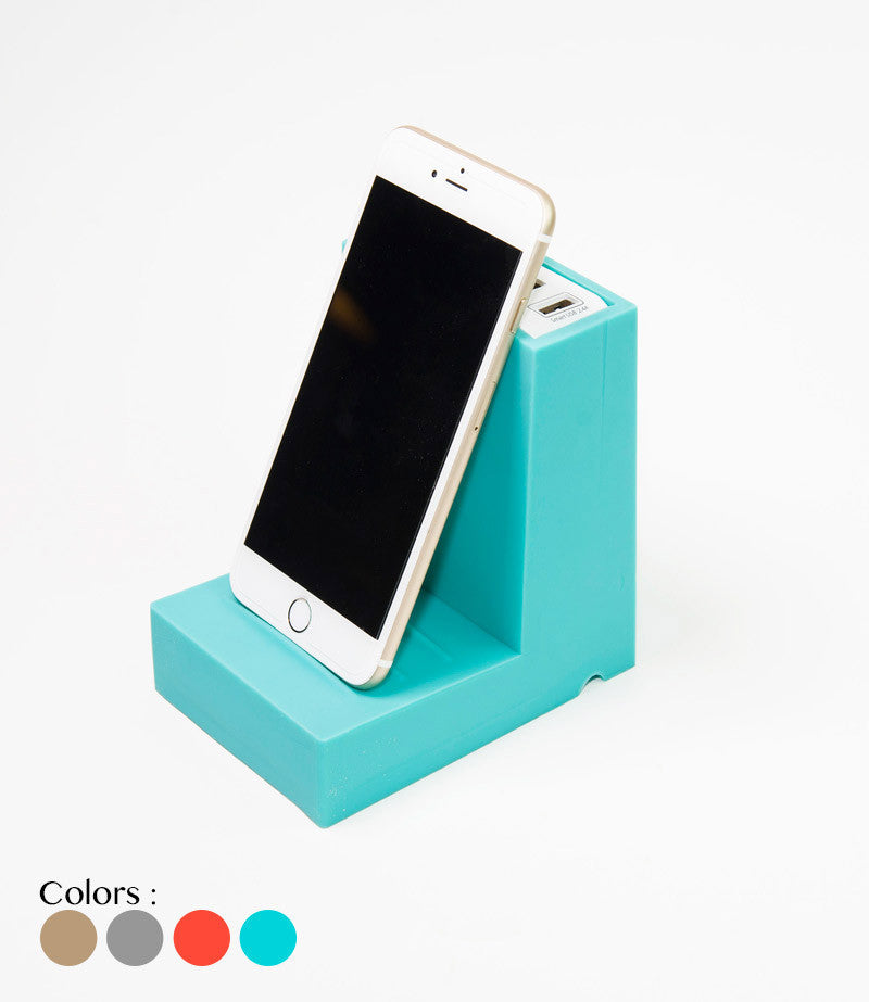 Thecoopidea 10.6A Multi-Device Charging Station with Bookend Design - Fast Charger for iPhone, Android, Tablets & Smartphones - Perfect for Living Room, Office & Bedroom Organization
