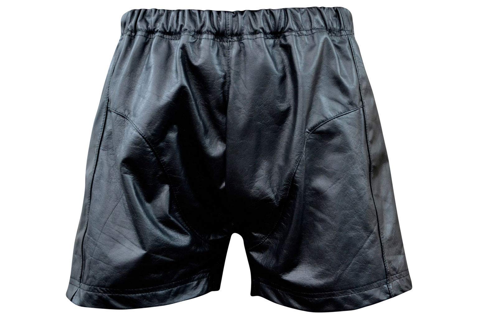 Premium Genuine Lambskin Leather Boxer Shorts for Men - Ultra Soft & Breathable Underwear - MS002 - Perfect for Lounge, Sleep & Everyday Comfort