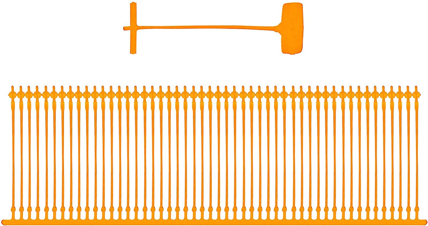 1 Inch (25mm) Orange Tag Gun Barbs Fasteners - 5000 Pcs for Standard Price Labels & Clothing Tags | Perfect for Retail, Warehouse & Inventory Management