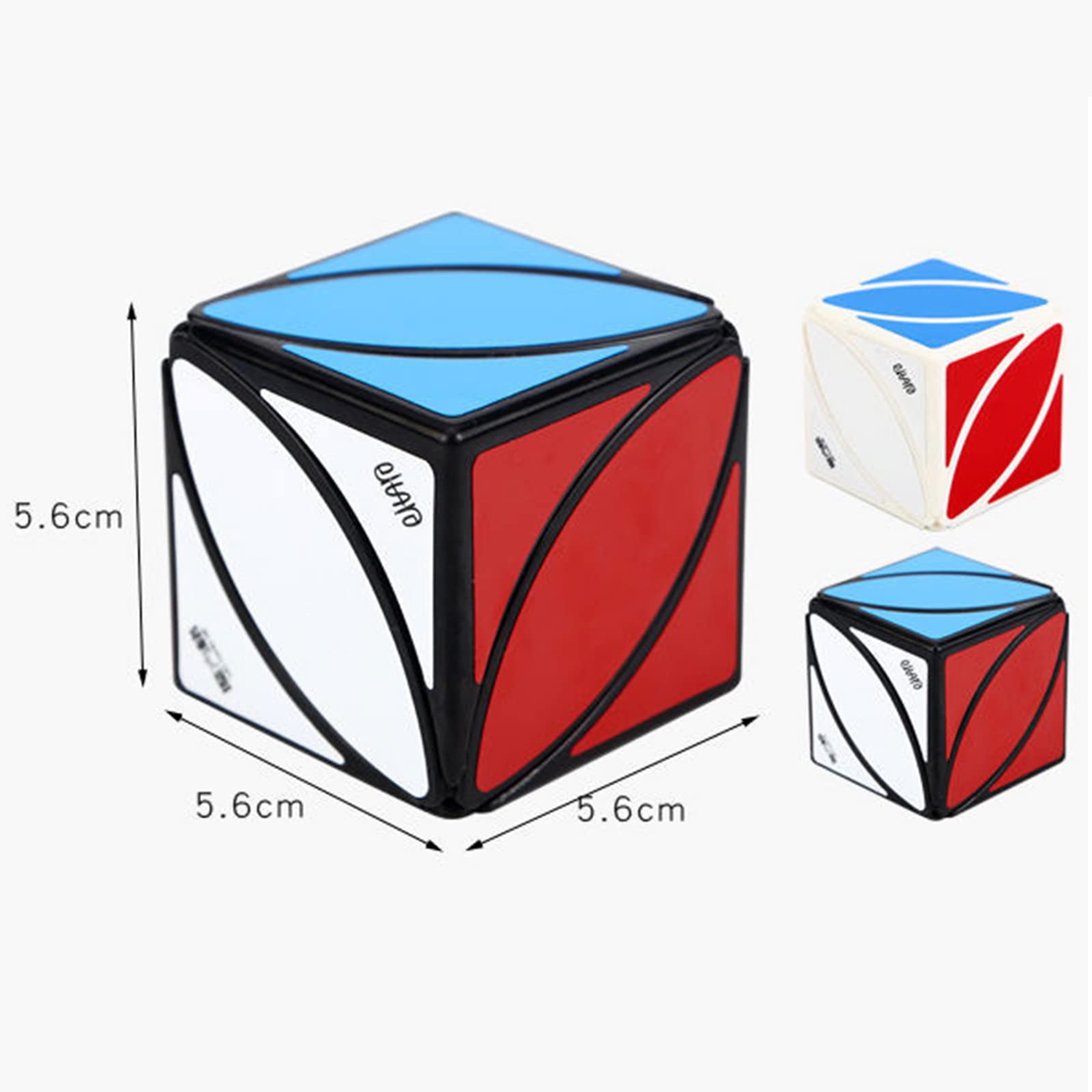 QYTOYS Puzzle Cube Toy - Premium Black Magic Cube, Lvy Leaf Cube, Skewb & Mofangge Lvy Cube for Brain Training & Stress Relief | Perfect for Kids, Adults & Office Desk Fidget Toys