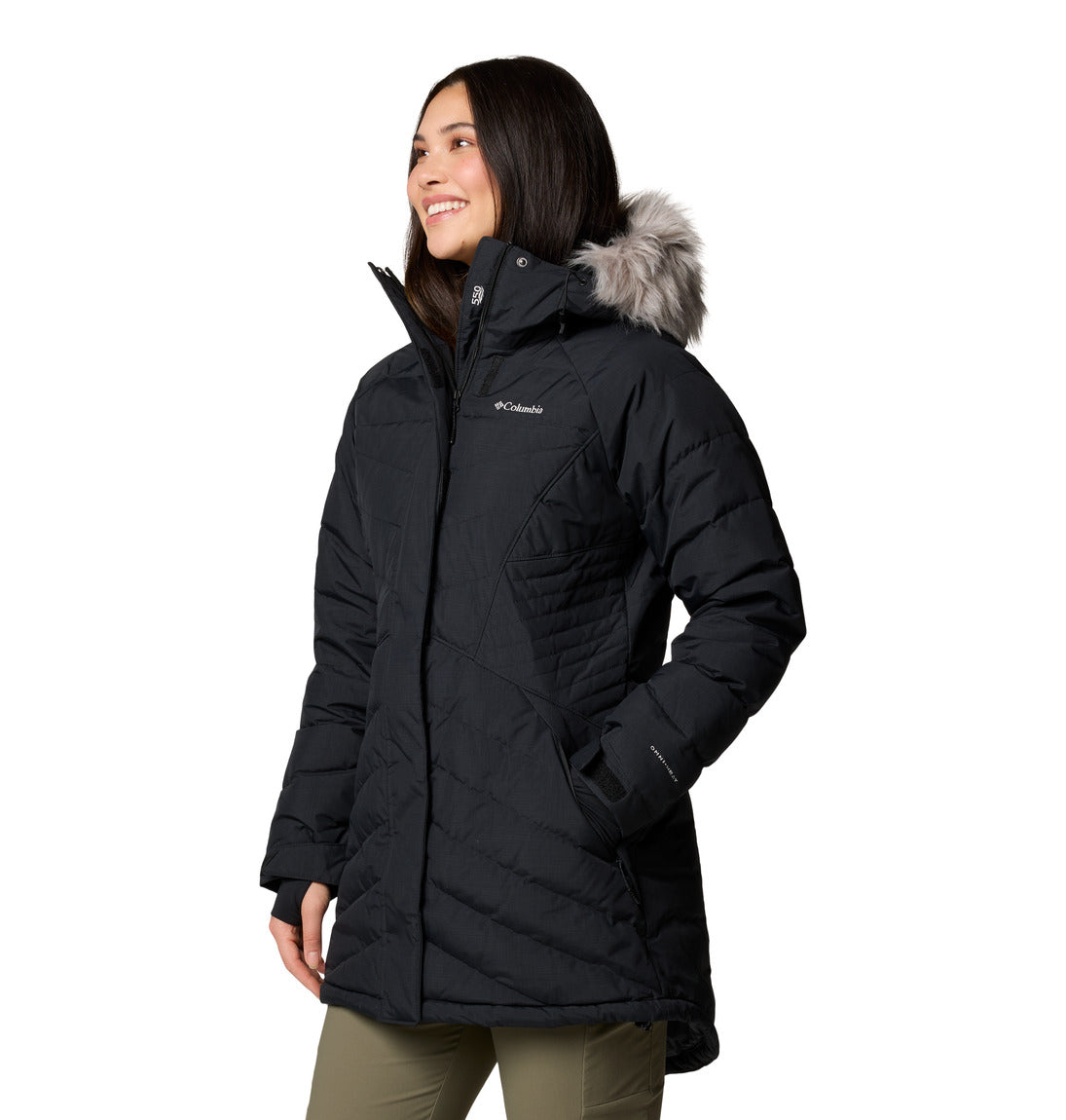 Columbia Women's Lay D Down™ IV Mid Jacket - Waterproof Hiking Jacket for Outdoor Adventures & Winter Travel