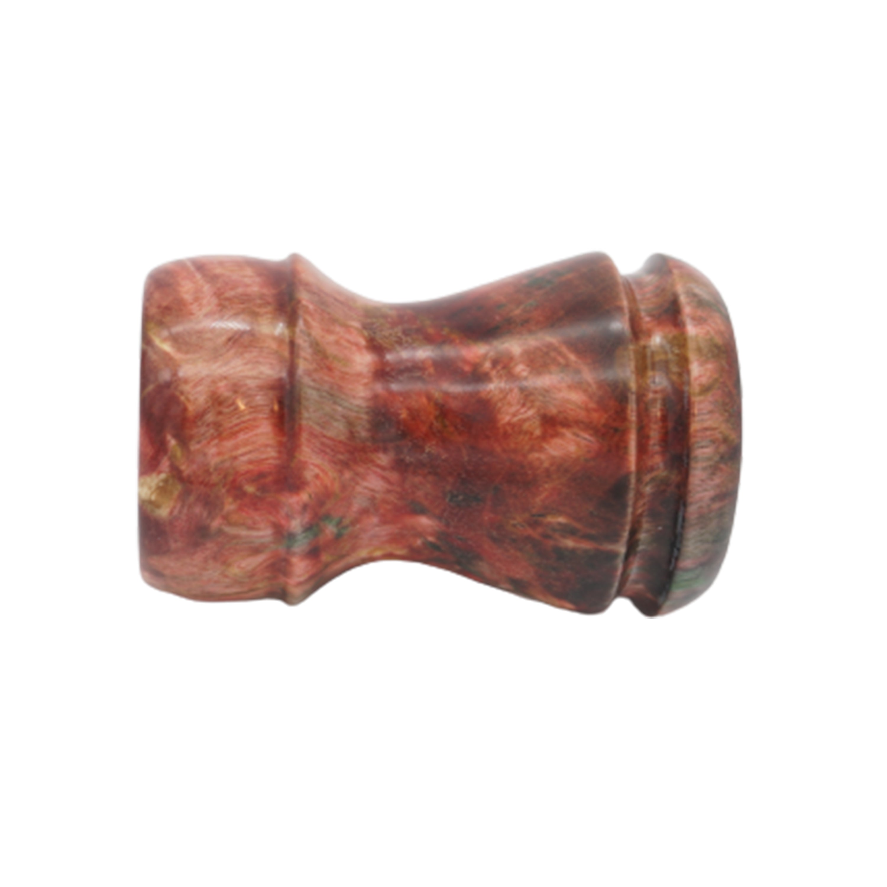 Premium Karelian Birch Stabilized Wood Handcrafted Shaving Brush Handle - Fits 24mm & 26mm Knots - Ideal for Wet Shaving, Grooming Kits & Luxury Bathroom Accessories