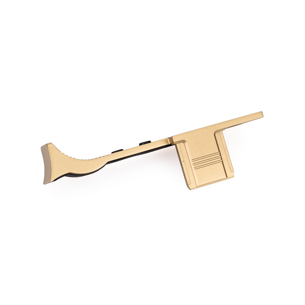 Leica Q3 Thumb Support - Solid Brass with Blasted Finish - Ergonomic Grip for Leica Q3 Camera - Perfect for Street & Travel Photography
