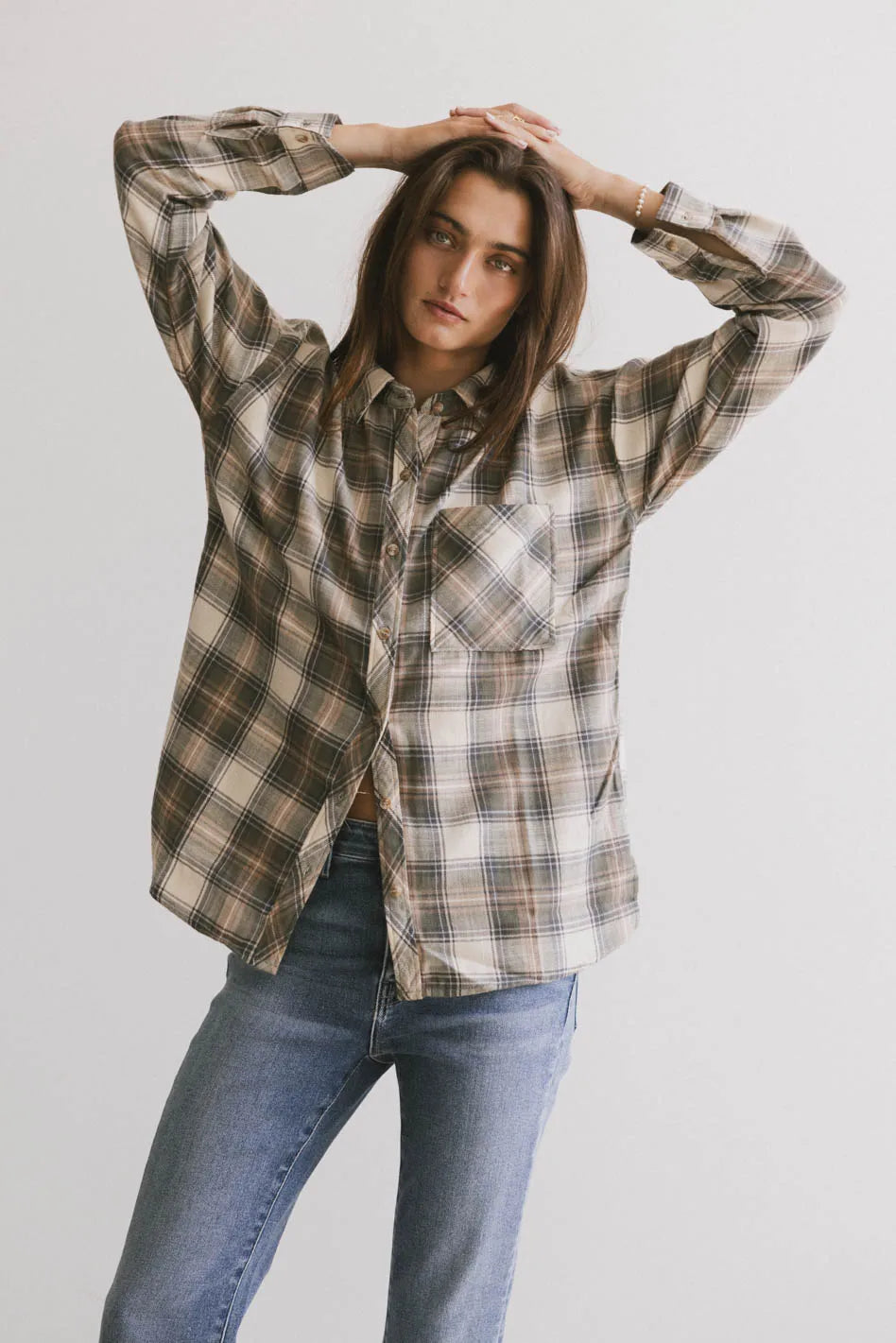 Markus Plaid Flannel Button-Up Shirt for Men - Soft & Comfortable Casual Wear - Perfect for Fall & Winter Outfits