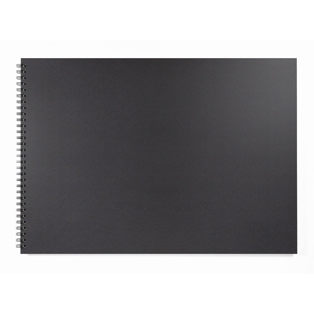 Artgecko Premium A2 Landscape Sketchbook - 80 Pages (40 Sheets) 150gsm White Paper for Artists, Drawing & Watercolor - Perfect for Studio, Travel & Art Classes