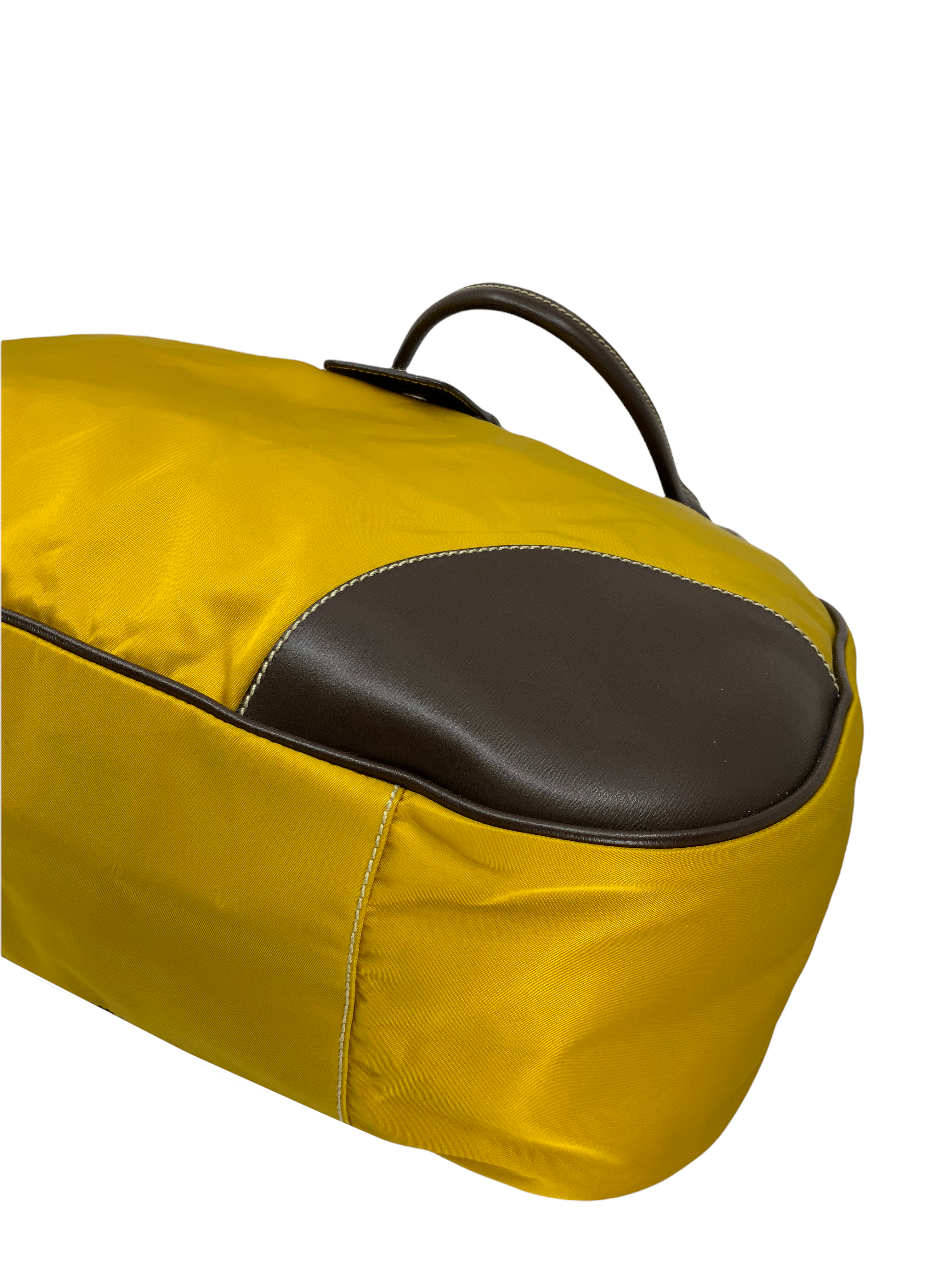 Prada Tessuto Moon Large Buckle Bag - Luxury Nylon Shoulder Bag for Women | Perfect for Work, Travel & Evening Events