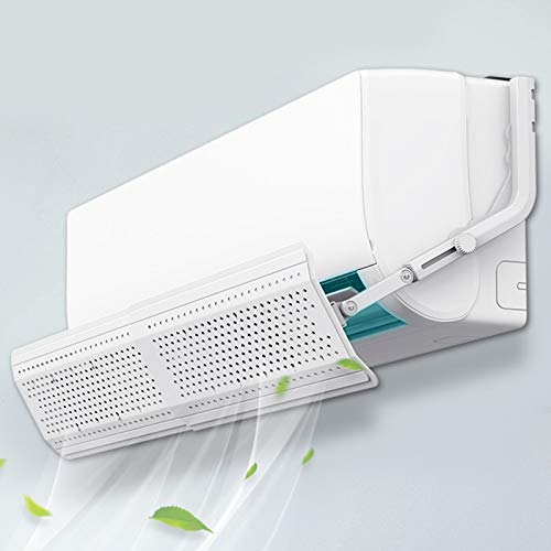 TIZJ Adjustable Air Conditioner Cover - Universal AC Wind Deflector & Baffle Shield for Home & Office - Prevent Windshield Condensation & Improve Cooling Efficiency - Perfect for Bedrooms, Living Rooms, and Workspaces