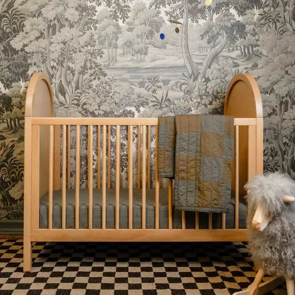 Babyletto Bondi 3-in-1 Convertible Crib in Honey - Modern Nursery Furniture for Newborn to Toddler | Perfect for Small Spaces & Gender-Neutral Nursery Decor