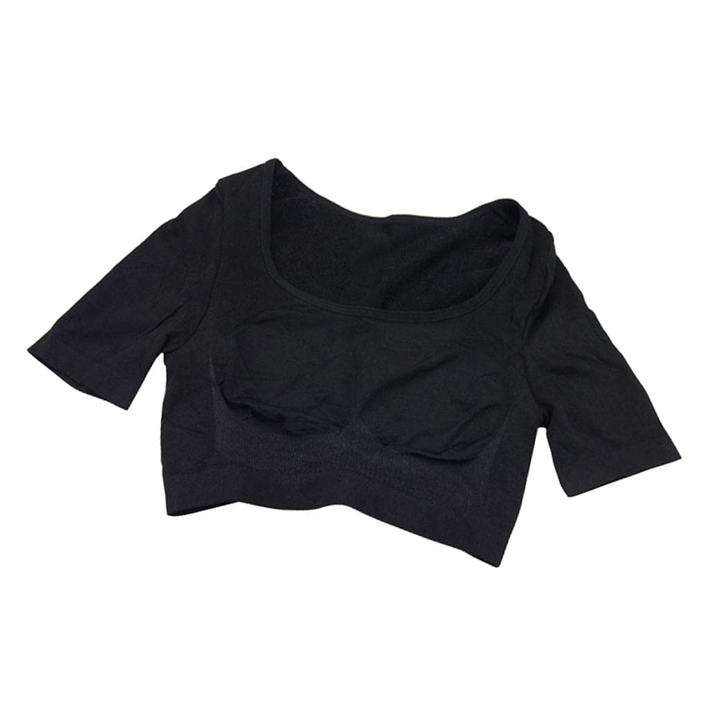 Seasaww Women's Underarm Sweat Pads - Black Armpit Sweat Guards for Shirts & Dresses - Stay Dry & Confident All Day for Work, Gym & Daily Activities
