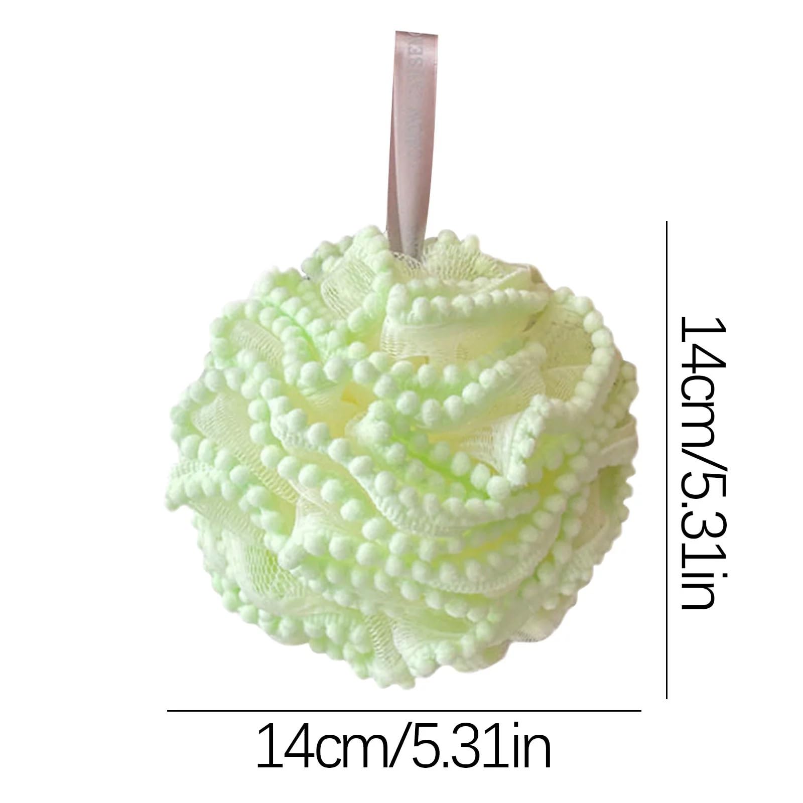 B-LADY Super Soft Colorful Shower Loofah Sponge - Exfoliating Body Scrubber for Men & Women - Pack of 2 - Gentle Skin Cleansing & Full Lather - Perfect for Daily Shower, Spa & Bath Time Relaxation