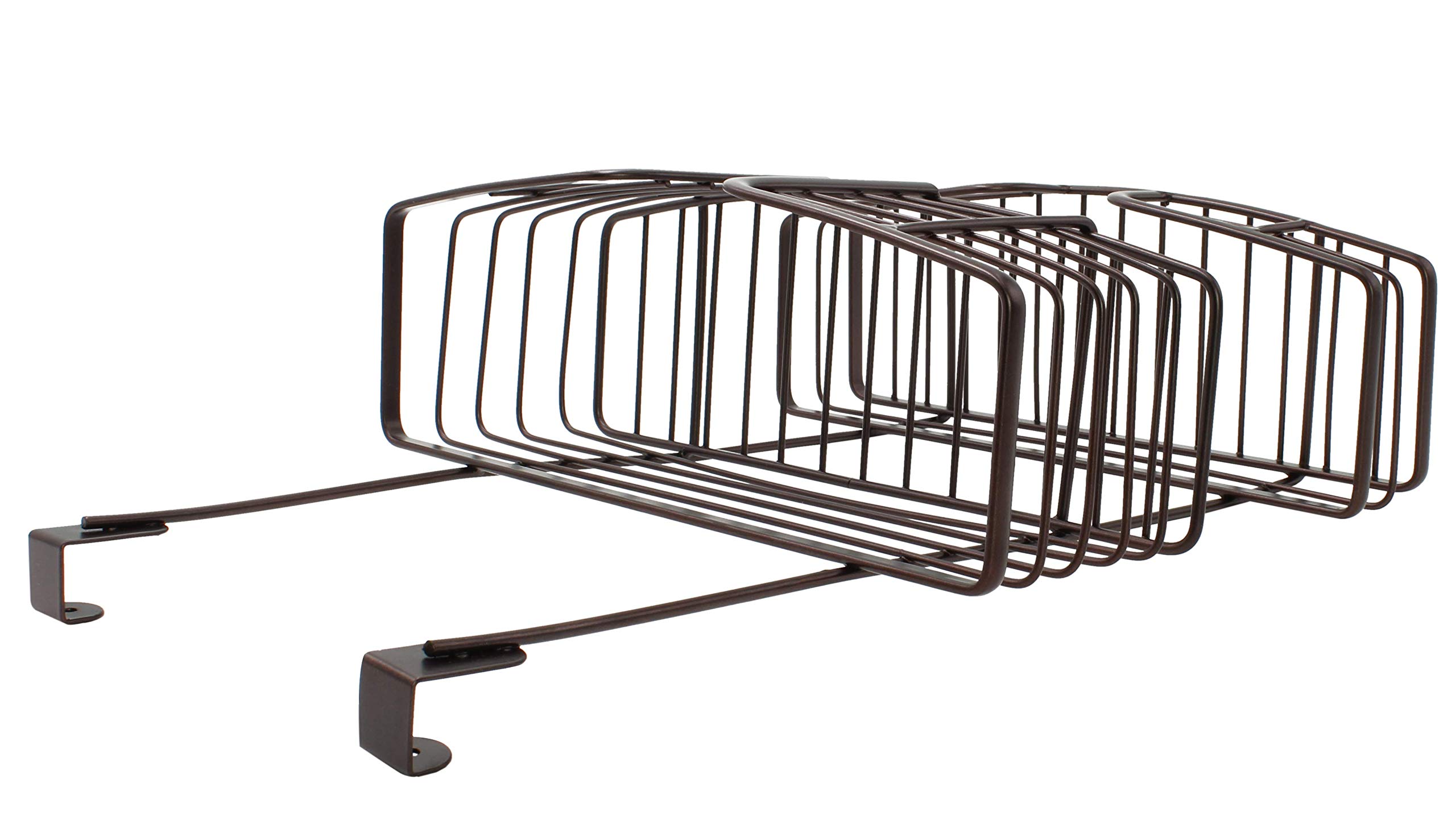 Over The Cabinet Door Organizer Shelf - Space Saving Iron Rack for Bathroom, Pantry, Laundry & Kitchen Storage | Perfect for Towels, Spices, Cleaning Supplies & More