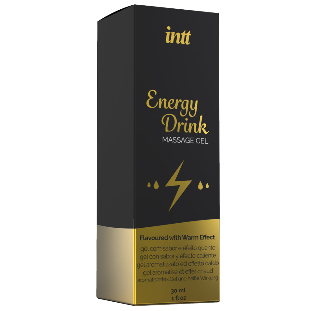 Intt Flavored Warming Massage Gel with Energy Boost - Perfect for Post-Workout Recovery & Relaxation at Home