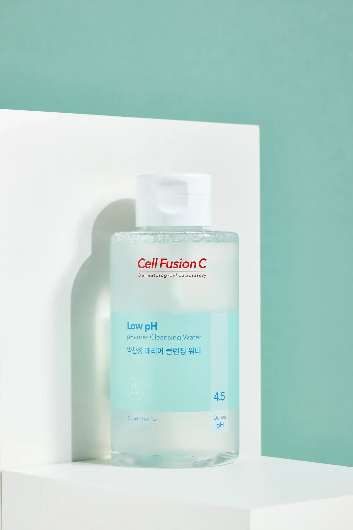 Cell Fusion C Low pH pHarrier Cleansing Water 500ml - Gentle Face Cleanser for Sensitive Skin | Hydrating & pH-Balanced | Perfect for Daily Skincare Routine & Makeup Removal
