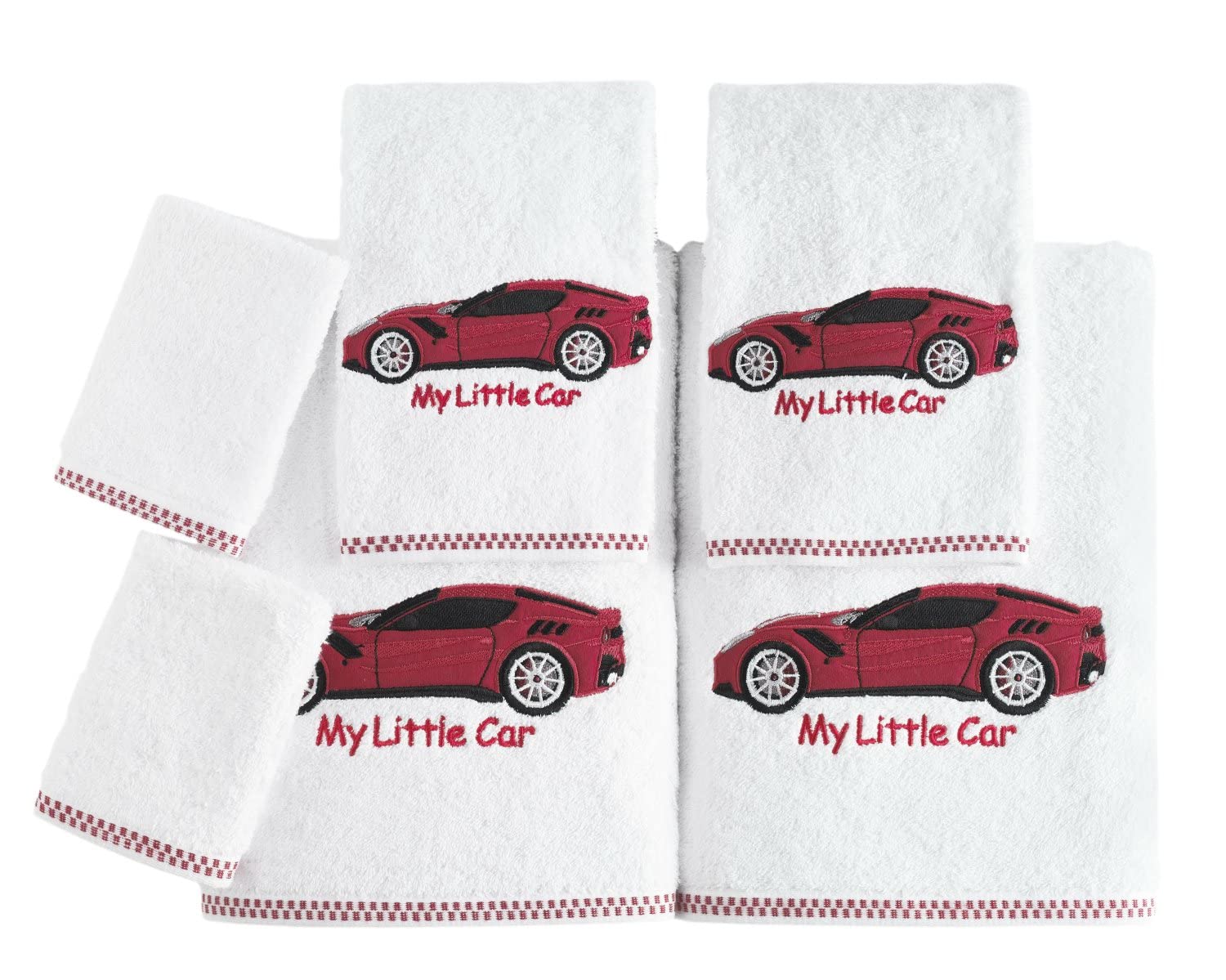 Premium 6-Piece Turkish Cotton Towel Set - Ultra Soft & Absorbent (2 Bath Towels, 2 Hand Towels, 2 Washcloths) for Kids & Adults - Perfect for Beach, Spa, Bathroom & Travel