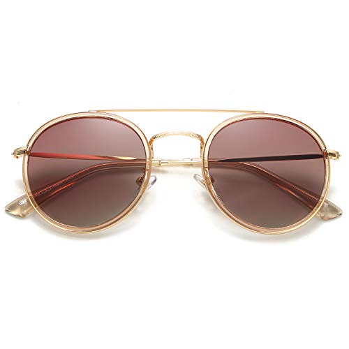Gold Frame/Brown Gradient Lens