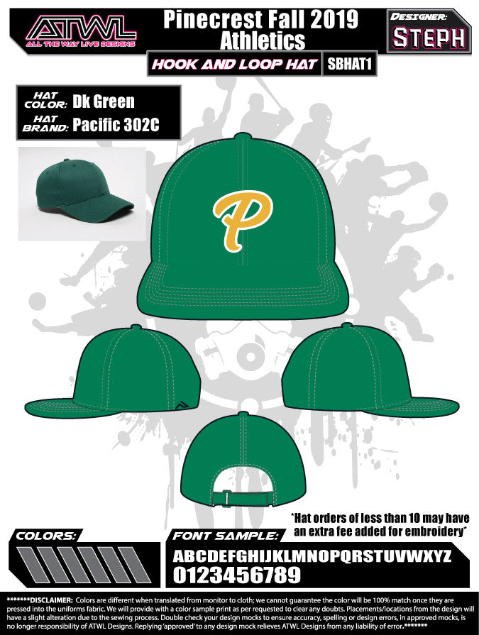 Pinecrest Fall League Hats for Men & Women - Stylish Baseball Caps for Outdoor Sports, Hiking, and Casual Wear