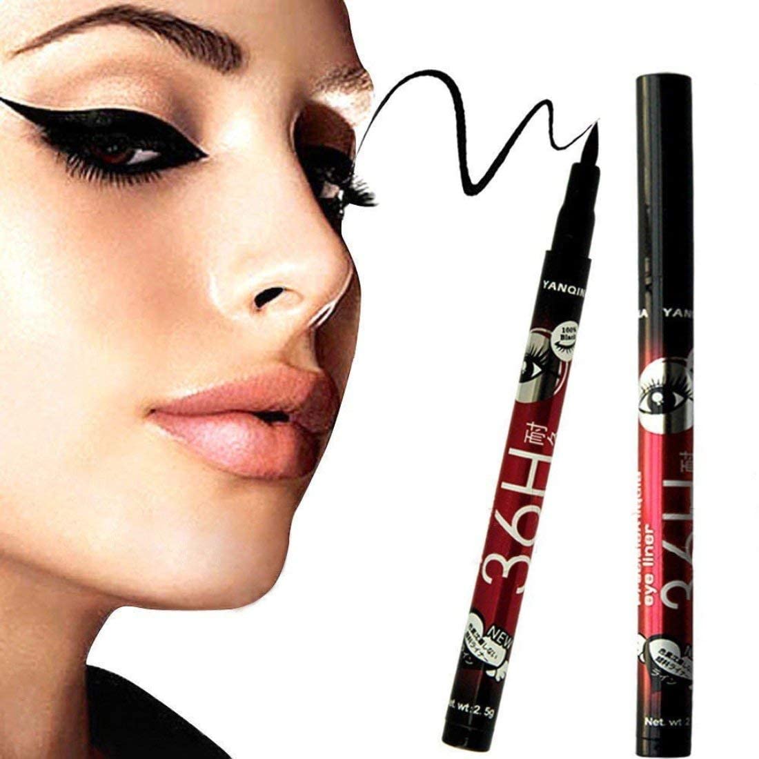 Waterproof Eyeliner Pencil - 36H Long Lasting Smudge Proof Liquid Eyeliner for Sensitive Eyes | Perfect for Daily Makeup, Party & Special Occasions