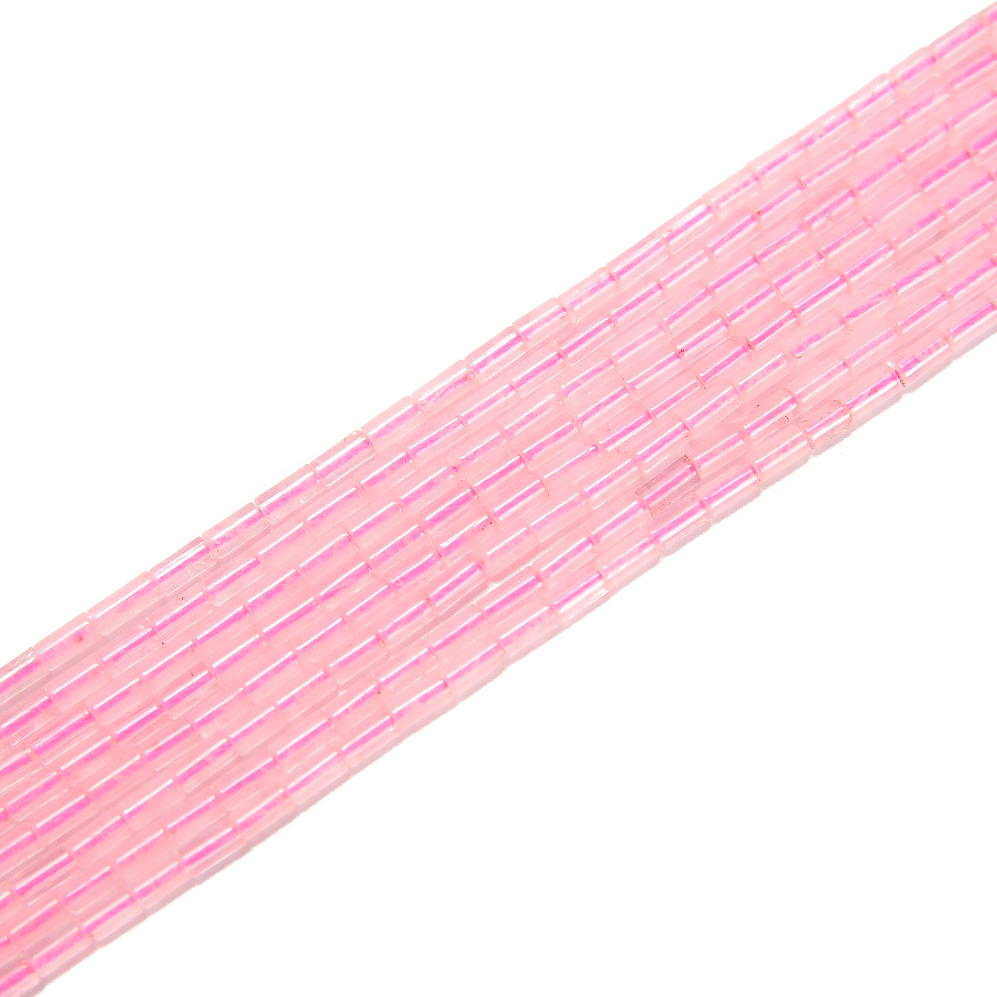 Mix Gemstone Smooth Round Tube Beads 2x4mm 15.5