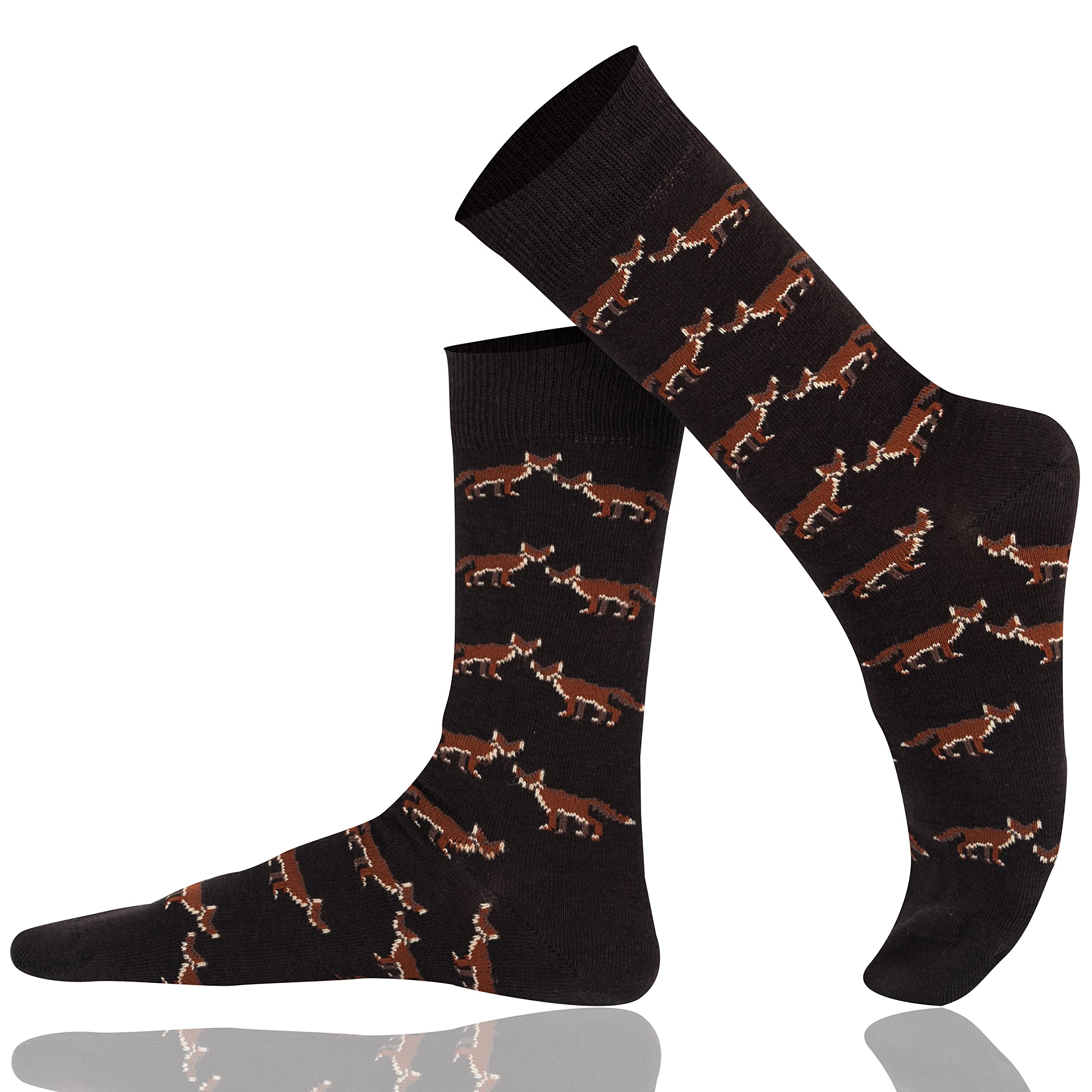Mysocks® 5 Pairs Men's Argyle Dress Socks - Comfortable & Stylish Formal Socks for Business, Office & Wedding Occasions