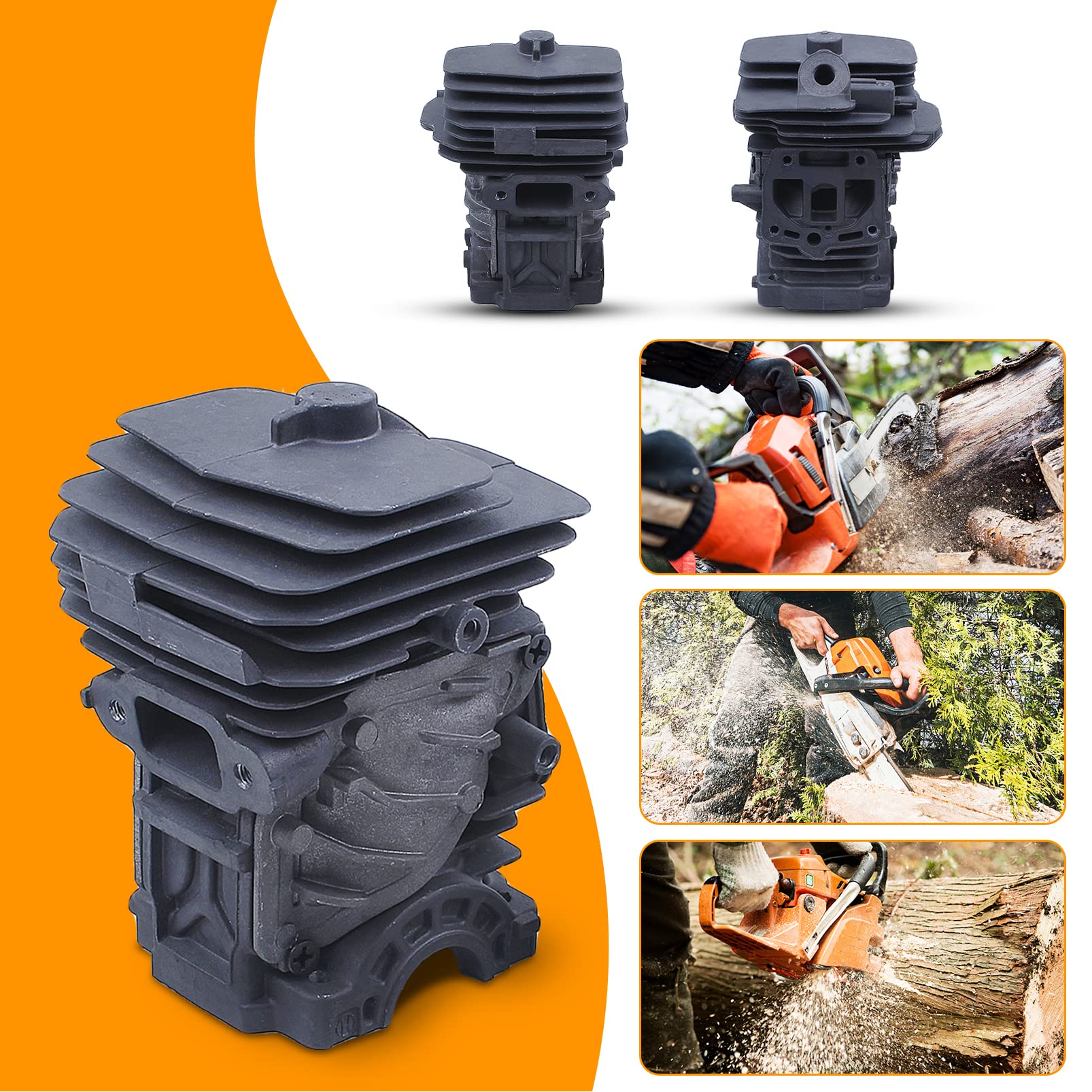 44mm Nikasil Cylinder Piston Kit for STIHL MS251 MS251 Chainsaw - High Performance Inner Plated Engine Parts for Professional Wood Cutting & Forestry Work