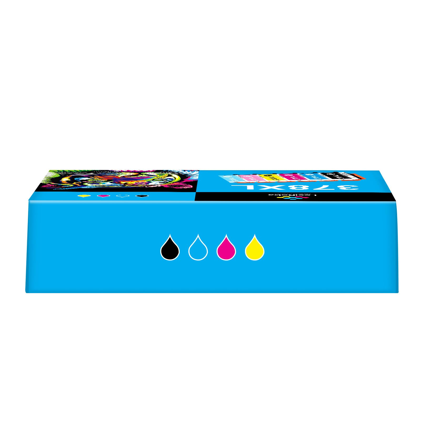 LeciRoba 378XL Ink Cartridge for Epson XP-8000/8500/8600/8700 Printers (6-Pack) - High Yield Printing